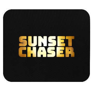 Discover Sunset chaser yellow quote amazing Mouse Pads