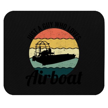Discover Airboat Fanboat Airboating Planeboat Swamp boat Mouse Pads