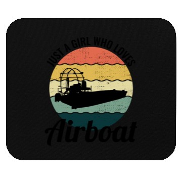 Discover Airboat Fanboat Airboating Planeboat Swamp boat Mouse Pads