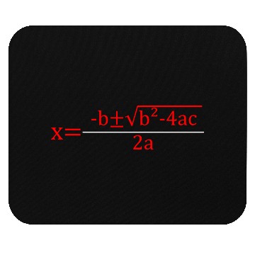 Discover Quadratic Formula for Math class 2 Mouse Pads