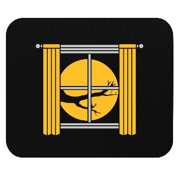 Discover home view moon night Mouse Pads