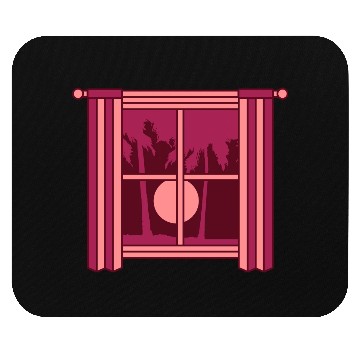 Discover Palm tree window sun Mouse Pads