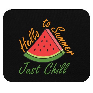 Discover Say Hello to Summer watermelon Design for summer Mouse Pads
