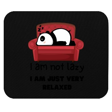 Discover Lazy Panda Mouse Pads