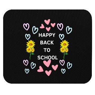 Discover Happy Back To School Mouse Pads