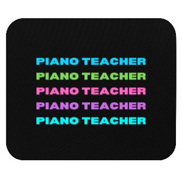 Discover Piano Teacher Multi Color Mouse Pads