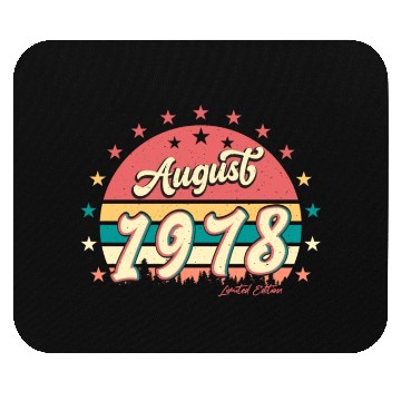Discover Born August 1978 Mouse Pads