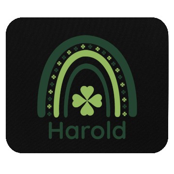 Discover Harold Clover Boho Rainbow Mouse Pads