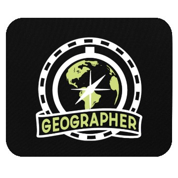 Discover Geographer Teacher Geography Student Geographic Mouse Pads
