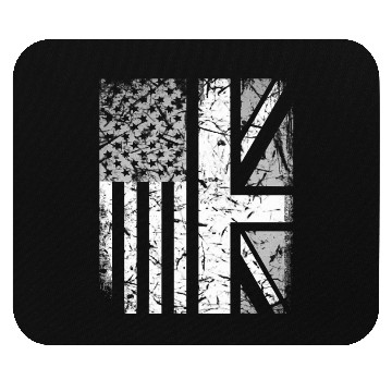 Discover American Flag British Flag US UK Stars Stripes Mouse Pads