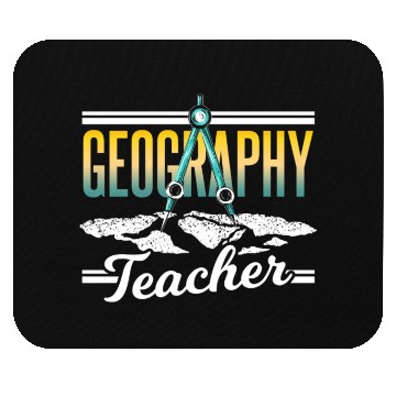 Discover Geography Teacher Geographic Student Geographer Mouse Pads