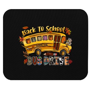 Discover Back To School Bus Drive Mouse Pads