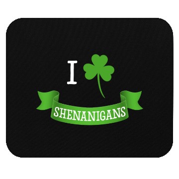 Discover I Love Shenanigans St. Patrick's Day Irish Mouse Pads