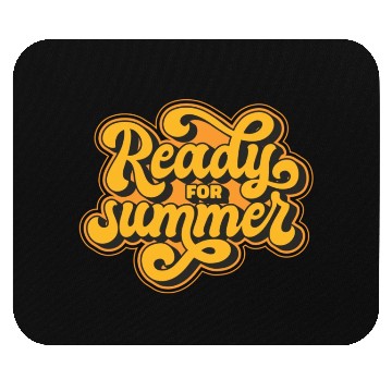 Discover summer retro lettering Mouse Pads