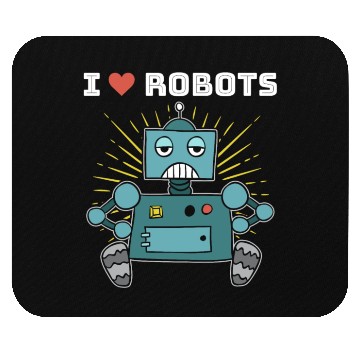 Discover Robotics Love Robots Boys Robot Mouse Pads