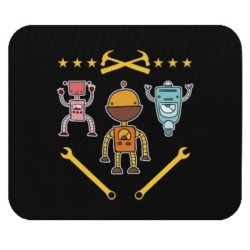 Discover Robotics Children Robots Boys Robot Mouse Pads