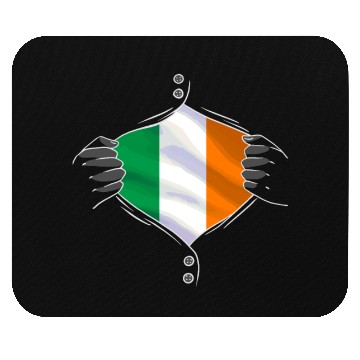 Discover Ireland flag proud irish Mouse Pads