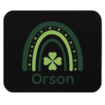 Discover Orson Clover Boho Rainbow Mouse Pads