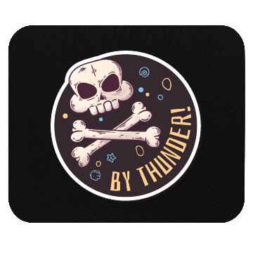 Discover By thunder Skull Mouse Pads