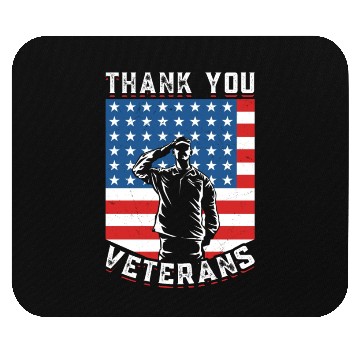 Discover Veterans Day Patriotic Soldiers American Flag US Mouse Pads