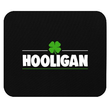 Discover Hooligan Ireland Clover Mouse Pads