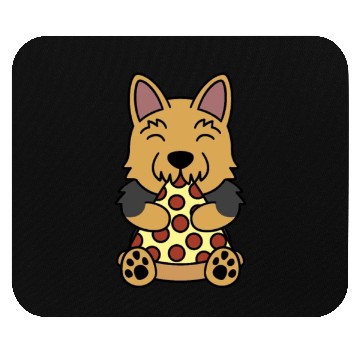Discover Yorkshire Terrier Pizza Lover Mouse Pads