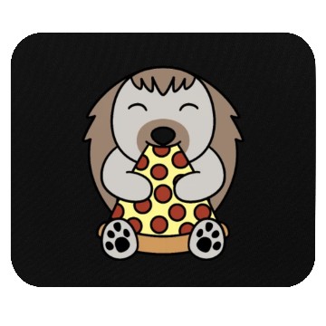 Discover Hedgehog Pizza Lover Mouse Pads