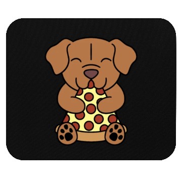 Discover Dogue De Bordeaux Pizza Lover Mouse Pads