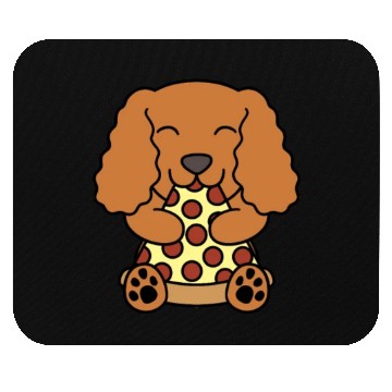 Discover Cocker Spaniel Pizza Lover Mouse Pads