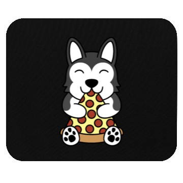 Discover Husky Pizza Lover Mouse Pads