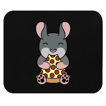 Discover Chinchilla Pizza Lover Mouse Pads