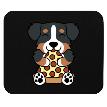 Discover Bernese Mountain Dog Pizza Lover Mouse Pads
