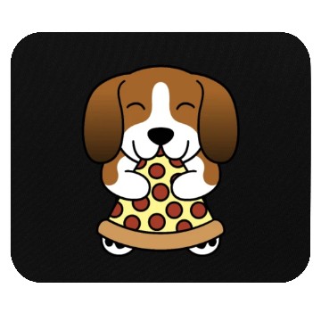 Discover Basset Hound Pizza Lover Mouse Pads