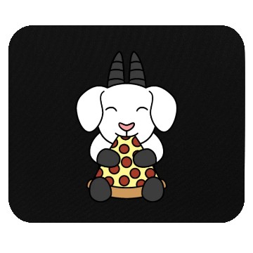 Discover Goat Pizza Lover Mouse Pads