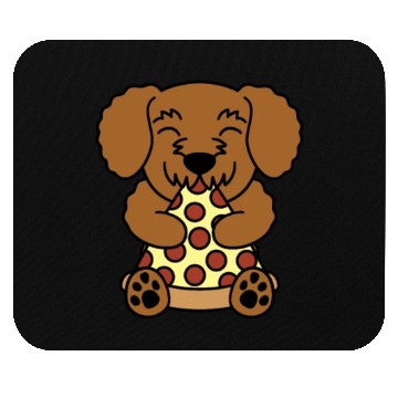 Discover Goldendoodle Pizza Lover Mouse Pads