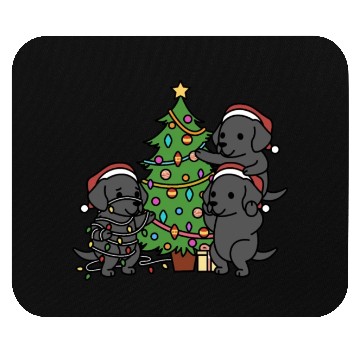 Discover Great Dane Christmas Tree Mouse Pads