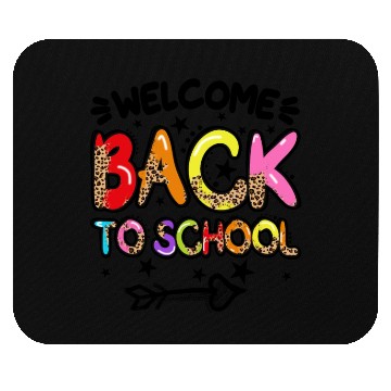 Discover Welcome Back To School leopard Mouse Pads