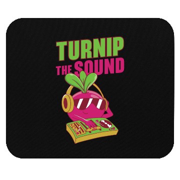 Discover Music Turnip Party Music Lover Vegetable Mouse Pads