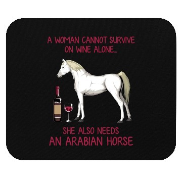 Discover Horse Lover Wine Lover Mouse Pads