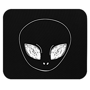 Discover Alien character face Mouse Pads