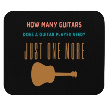 Discover how many guitars does a guitar player need Mouse Pads