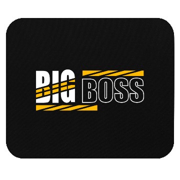 Discover Big Boss typography Mouse Pads