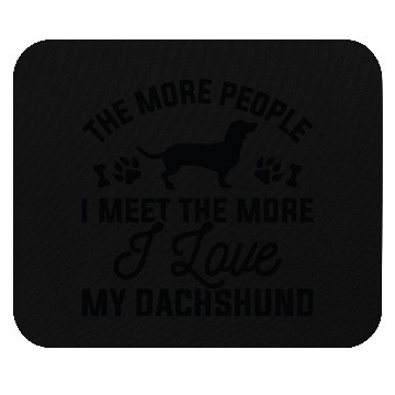 Discover I Love My Dachshund Mouse Pads