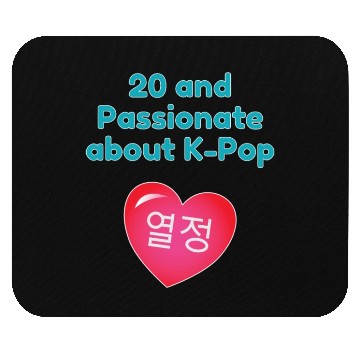 Discover 20 and passionate about K-Pop with heart Mouse Pads