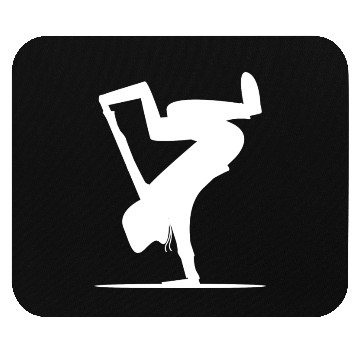 Discover Break dance Bboy Bgirl Cartoon silhouette Mouse Pads