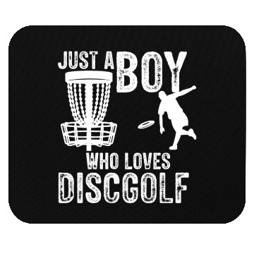 Discover Boy Who Loves Disc Golf Vintage Ultimate Frisbee Mouse Pads