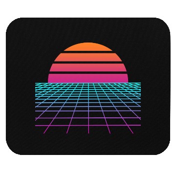 Discover Synthwave Sunset Painter Gift Mouse Pads