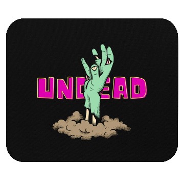 Discover undead zombie punk Goth Horror Mouse Pads