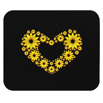 Discover Love sunflower Mouse Pads