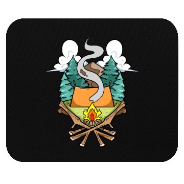 Discover Camper Campsite Camp Camping Mouse Pads